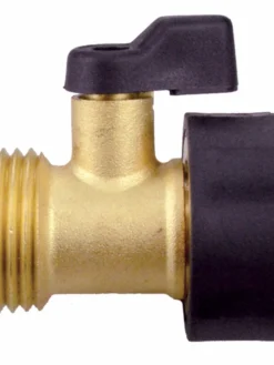 Gilmour Brass Swivel Garden Hose Shut-Off Valve Hose And Fittings