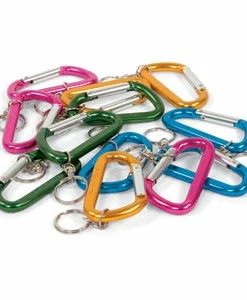 Cleanflow Carabiner Hooks With Key Rings - Pack Of 12 Maintenance Supplies