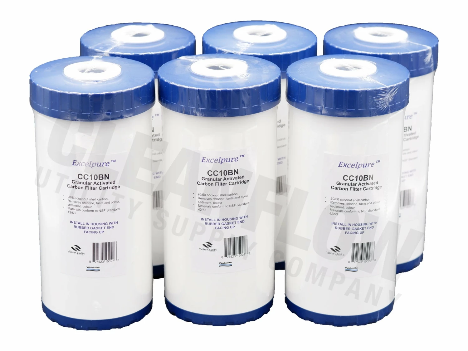 Excelpure 4.5" Big Blue GAC Coconut Carbon Filters - Various Lengths Commercial Water Filters And UV Parts 4 Excelpure 4.5" Big Blue GAC Coconut Carbon Filters - Various Lengths Commercial Water Filters And UV Parts