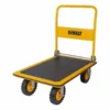 DeWalt Tools DeWalt Foldable Steel Platform Cart With Flat-Free Swivel Wheels - 300 Kg (660 Lbs) Capacity Facility Equipment 1 DeWalt Tools DeWalt Foldable Steel Platform Cart With Flat-Free Swivel Wheels - 300 Kg (660 Lbs) Capacity Facility Equipment