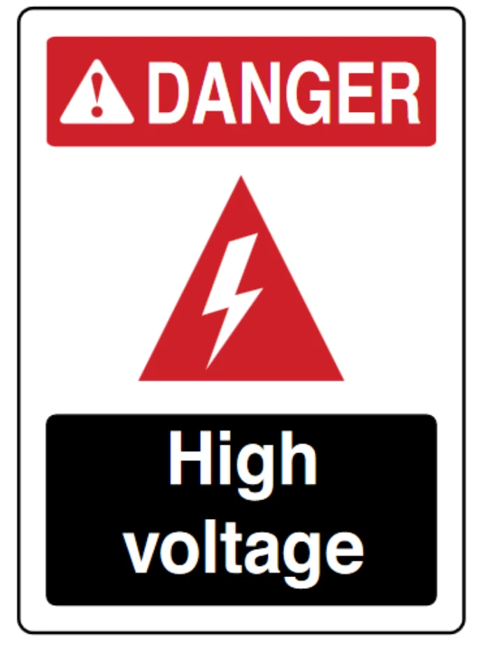 Dynamic Safety Supplies Danger - High Voltage Safety Sign - Various Sizes And Materials 3 Dynamic Safety Supplies Danger - High Voltage Safety Sign - Various Sizes And Materials