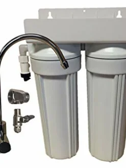 Commercial Water Filters And UV Parts Waterite 10" X 2.5" OD Under Counter 10" Dual Filtration System