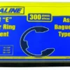 Automotive Supplies Dynaline "E" Retainer Ring Assortment - 300 Piece