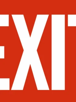 Dynamic Exit Sign - Various Sizes And Materials Safety Supplies