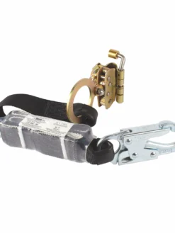 Dynamic Automatic Rope Grab With Panic Lock, Energy Absorbing Lanyard And Double Locking Snap Hook - 30" Safety Equipment