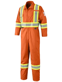 Pioneer FR-TECH® FR/ARC Rated 7 Oz Hi Viz Safety Coveralls - 88/12 Ctn/Nylon | Sizes 36 - 60