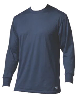 Stanfields Flame Resistant Work Wear Stanfield's FR24 Long Sleeve Tee | Navy | Small-3XLarge