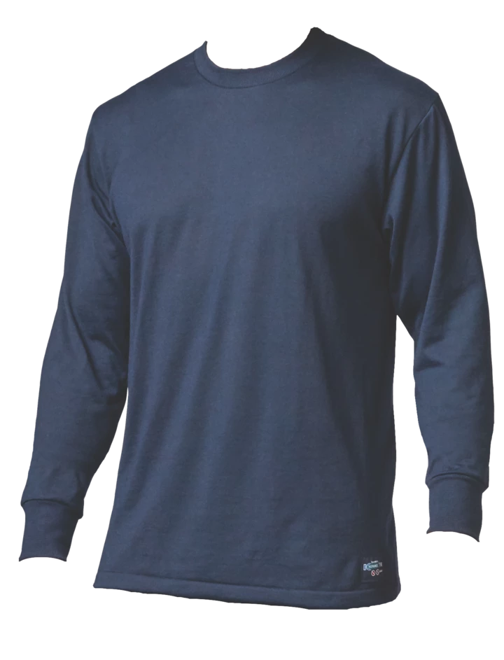 Stanfields Flame Resistant Work Wear Stanfield's FR24 Long Sleeve Tee | Navy | Small-3XLarge 3 Stanfields Flame Resistant Work Wear Stanfield's FR24 Long Sleeve Tee | Navy | Small-3XLarge