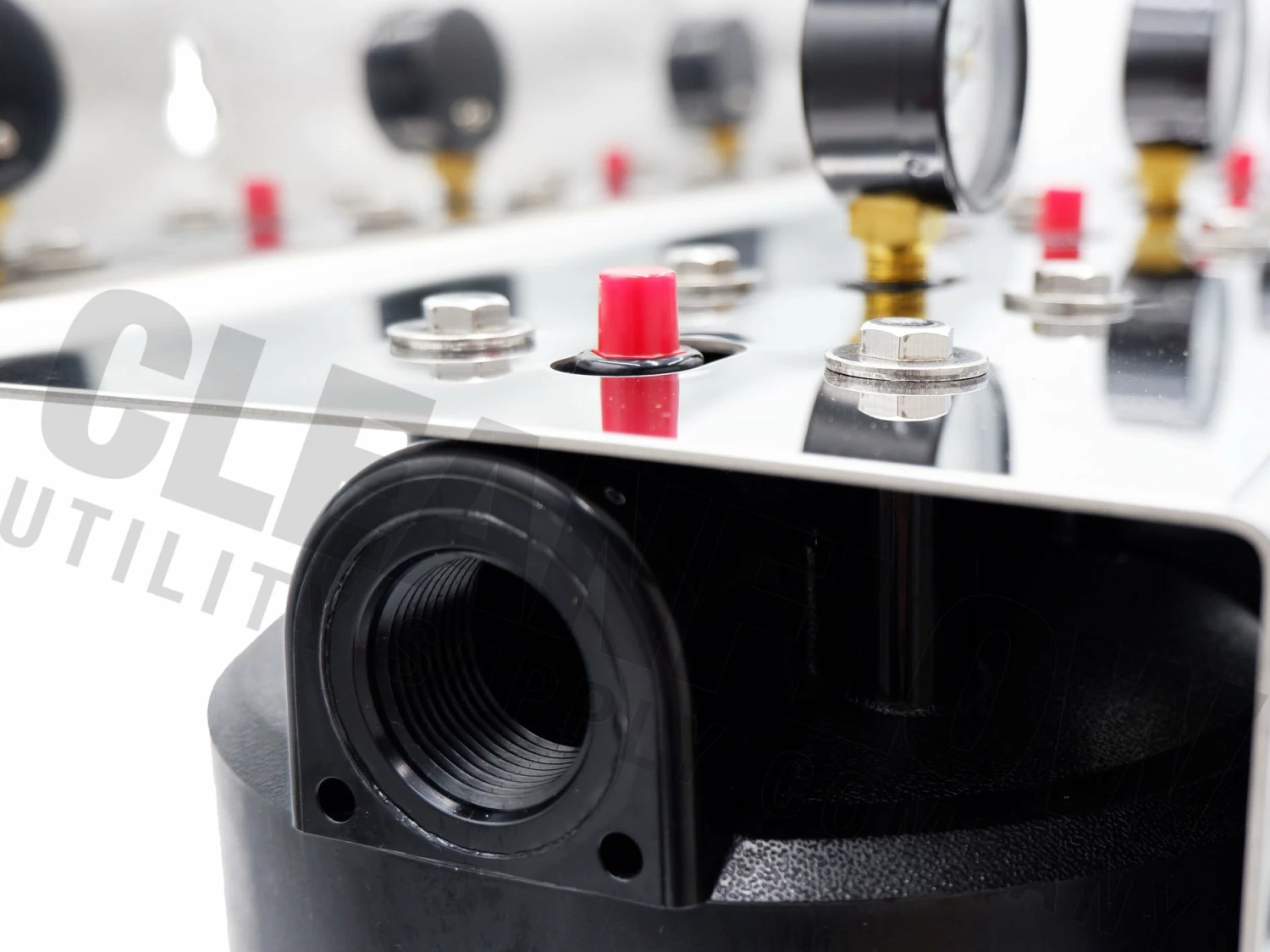 Waterite TriPlex 4.5" OD Big Blue Water Filter Housing | 10" 5 Waterite TriPlex 4.5" OD Big Blue Water Filter Housing | 10"