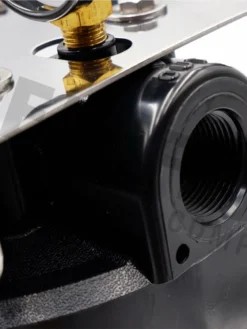 Waterite Commercial Water Filters And UV Parts DuPlex 4.5" OD Big Blue Water Filter Housing | 20" 12 Waterite Commercial Water Filters And UV Parts DuPlex 4.5