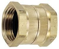 Greenline Brass Garden Hose Double Female Swivel Coupler