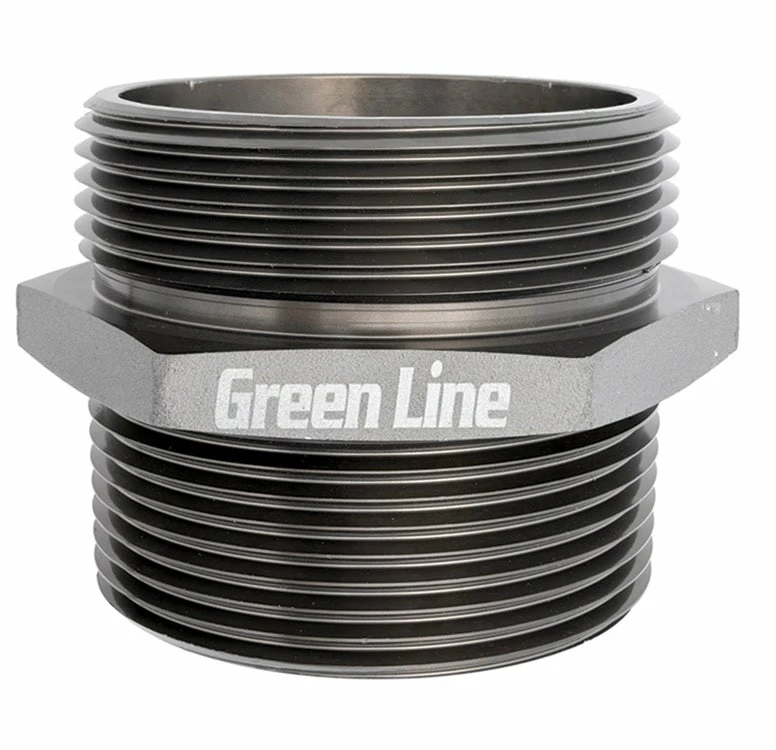 Greenline Hardcoat Aluminum Fire Hydrant Adapters | 2-1/2" Male Fire Hose Thread X Male NPT Sizes 3 Greenline Hardcoat Aluminum Fire Hydrant Adapters | 2-1/2" Male Fire Hose Thread X Male NPT Sizes