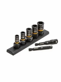 GEARWRENCH Bolt Biter™ SAE Impact Extraction Socket Set - 1/4" And 3/8" Drive - 7 Piece