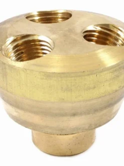 Forney 3-In-1 Brass Air Hose Tripod Manifold - 1/4" NPT
