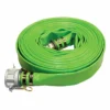 Greenline Hose And Fittings Green Phthalate-Free Layflat Discharge Hose Assemblies (w/ Male X Female Camlocks)
