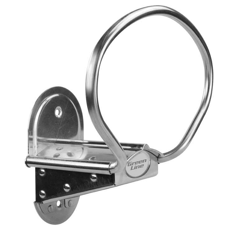 Greenline Hose And Fittings Extra Large Stainless Steel Hose Hanger - Capacity Up To 100 Feet Of 1-1/4" Hose 3 Greenline Hose And Fittings Extra Large Stainless Steel Hose Hanger - Capacity Up To 100 Feet Of 1-1/4" Hose