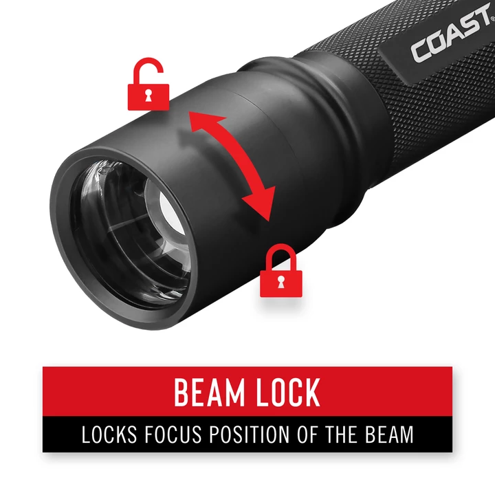 Coast Products Coast® HP8R Rechargeable Pure Beam Focusing Flashlight - 1000 Lumens - 259M Beam Lighting 13 Coast Products Coast® HP8R Rechargeable Pure Beam Focusing Flashlight - 1000 Lumens - 259M Beam Lighting