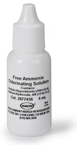 Hach 2877436 Free Ammonia Chlorinating Solution, 4 ML SCDB Water Testing Supplies 3 Hach 2877436 Free Ammonia Chlorinating Solution, 4 ML SCDB Water Testing Supplies