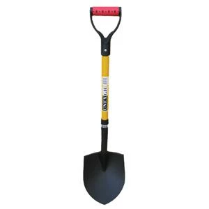 Unex Industrial Grade Round Blade Shovel | D-Grip Fiberglass Handle 3 Unex Industrial Grade Round Blade Shovel | D-Grip Fiberglass Handle