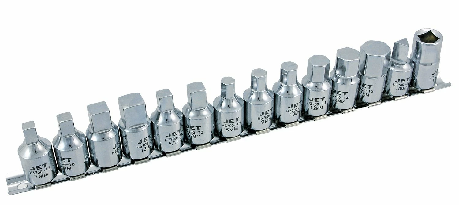 Automotive Tools Jet H3700 3/8" Dr. Oil Drain Plug Socket Set - 14 Piece 3 Automotive Tools Jet H3700 3/8" Dr. Oil Drain Plug Socket Set - 14 Piece