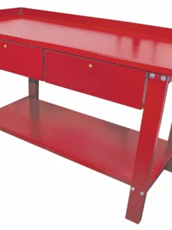 Jet Heavy Duty Metal Workbench - 2 Drawers - 2 Shelves - 59" Length
