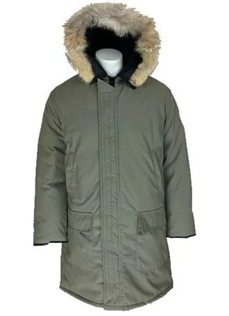 Work Wear Kelsey Trail Men's 40" Length DAC 2 Poly/Cotton Parka With Wolf Fur Trim Hood | S-3XL 5 Work Wear Kelsey Trail Men's 40" Length DAC 2 Poly/Cotton Parka With Wolf Fur Trim Hood | S-3XL
