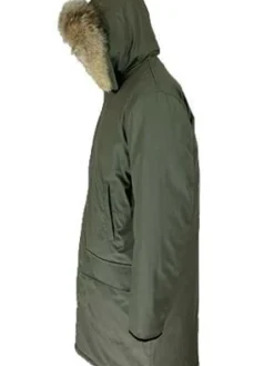 Work Wear Kelsey Trail Men's 40" Length DAC 2 Poly/Cotton Parka With Wolf Fur Trim Hood | S-3XL 9 Work Wear Kelsey Trail Men's 40