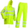 Lyngsoe Rainwear 190T Poly/PVC Hi-Vis Luxe Rain Suit | Sizes XS - 4XL
