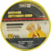 Unex Outdoor Extension Cord - 10 Gauge - 15A Rated - Triple Outlet Lighting
