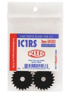Pipe Tools Reed IC1RS Internal Pipe Cutter 1.26" Saw Tooth Blade | 2 Pack