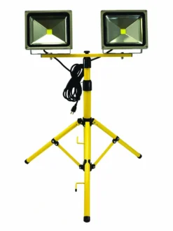 Lighting Paladin 60W Tripod Stand Dual LED Work Light - 4000 Lumens
