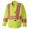 Pioneer Breathable Poly/Mesh Hi Vis Traffic Jacket | Yellow | XS-5XL