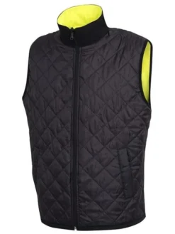 Pioneer Poly/Cotton Insulated Reversible Safety Vest | Yellow | S-5XL