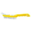 Cleanflow Wire Scratch Brush W/ Scraper, Polycast Handle, Coated Steel Bristles Maintenance Supplies