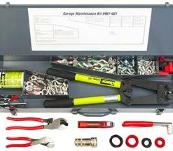 Automotive Supplies Quick Cable 6 GA, 4 GA And 2 GA Garage Maintenance Kit