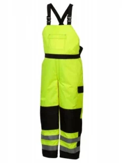Hi-Vis Work Wear Pyramex Waterpprof Hi Vis Insulated Bib Overall | Sizes S - 5XL