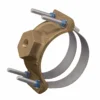 Robar 2706 Series Cast Bronze Service Saddles W/ Double Stainless Straps - CC Thread Waterworks Products