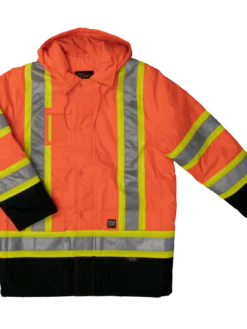 Tough Duck S176 Insulated 300D Poly Oxford Safety Parka | XS-5XL