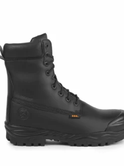 8 Inch Safety Boots STC Maska 8" Waterproof Chemtech Microfiber Vegan Safety Boot With Vibram® Fire & Ice Sole | Black | Sizes 6 - 14