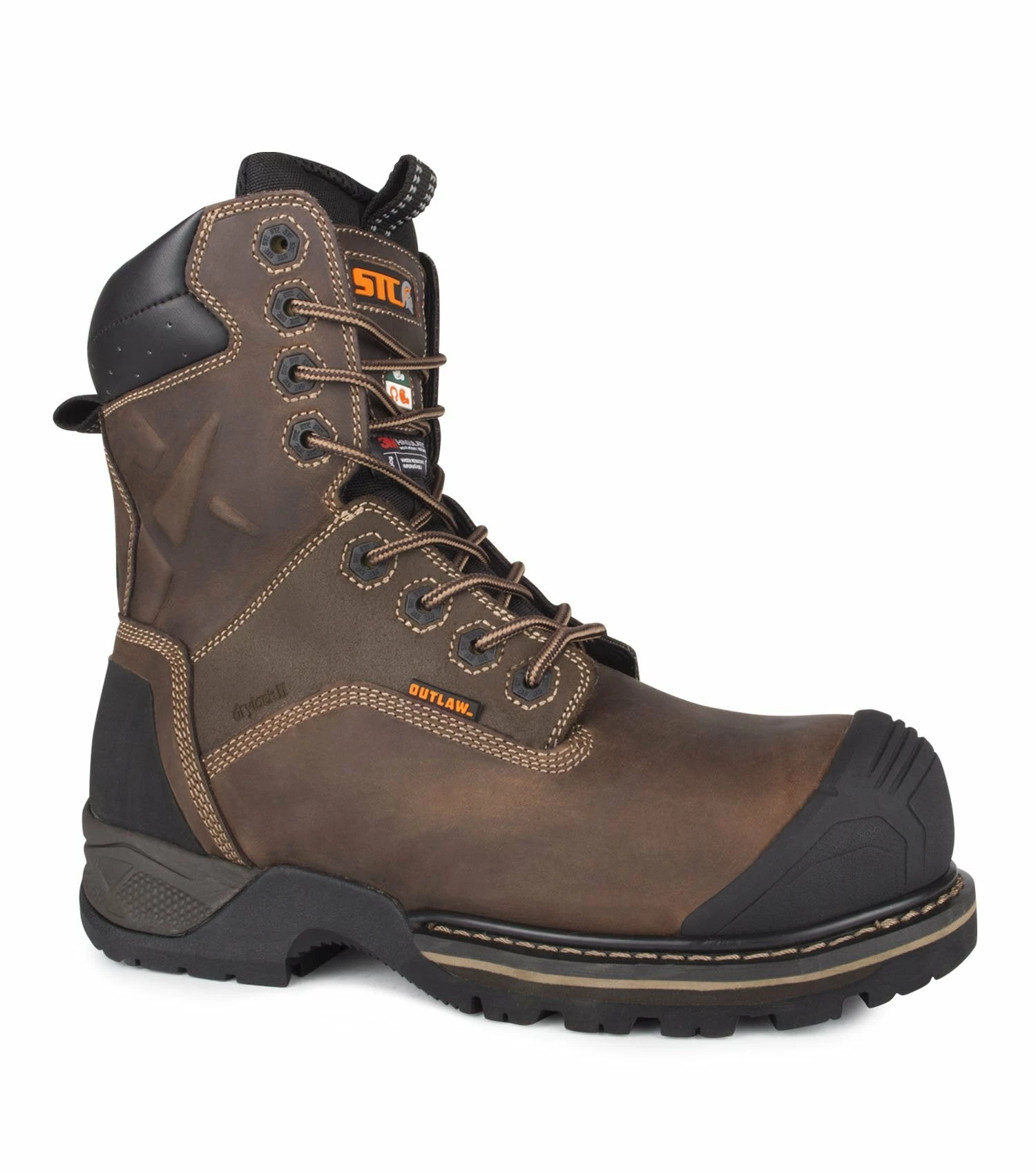 STC Rebel 8" Metal Free Work Boots | Sizes 7 - 14 8 Inch Safety Boots 3 STC Rebel 8" Metal Free Work Boots | Sizes 7 - 14 8 Inch Safety Boots