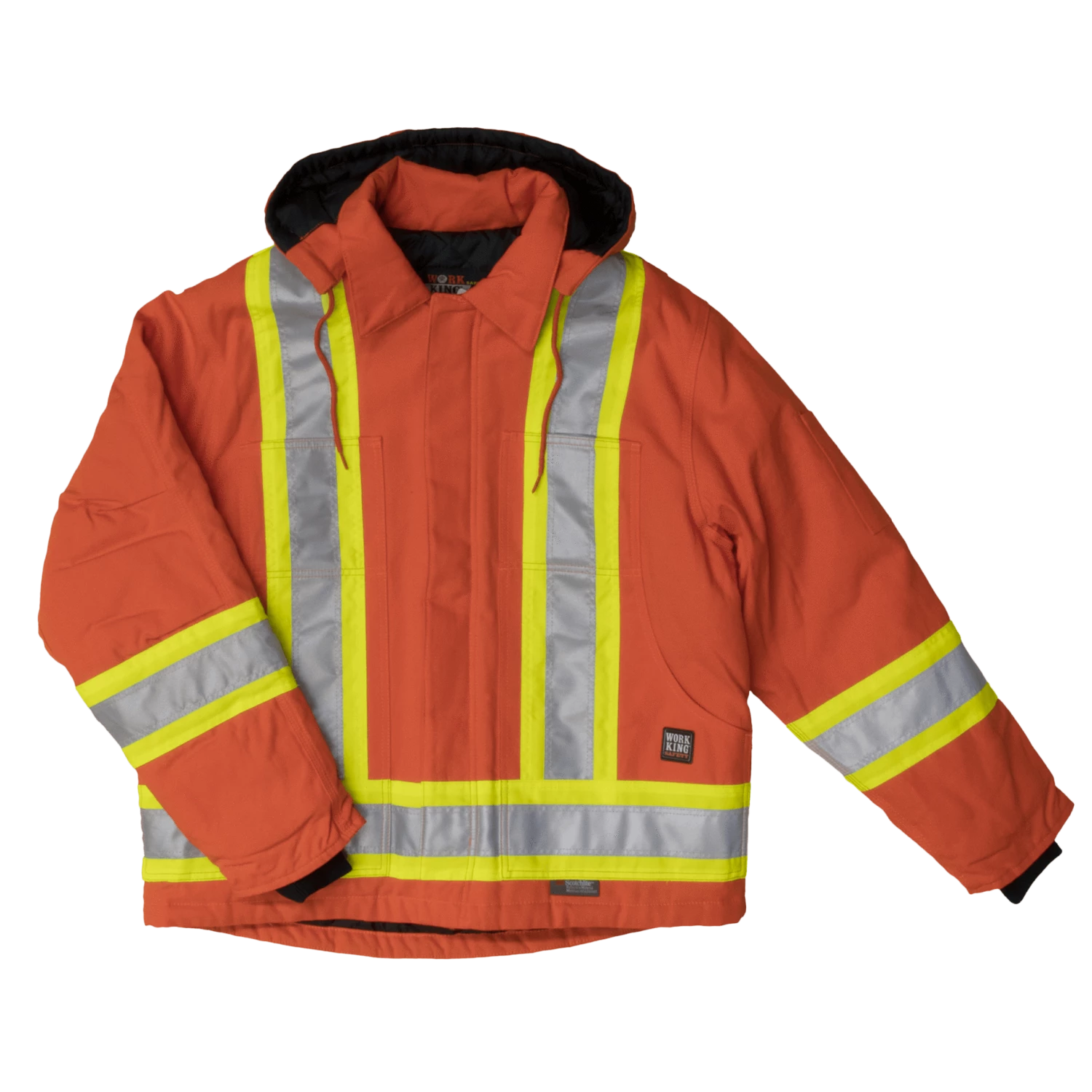Hi-Vis Work Wear Tough Duck S457 Cotton Duck Winter Safety Jacket | XS-5XL 3 Hi-Vis Work Wear Tough Duck S457 Cotton Duck Winter Safety Jacket | XS-5XL