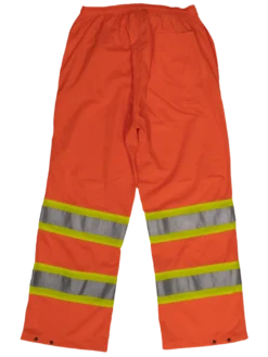 Hi-Vis Work Wear Tough Duck S603 Safety Pull-On Pant | Orange | XS-5XL