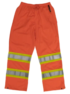 Hi-Vis Work Wear Tough Duck S603 Safety Pull-On Pant | Orange | XS-5XL