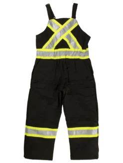 Tough Duck S757 Premium Insulated Cotton Duck Safety Bib Overalls | XS-5XL Hi-Vis Work Wear