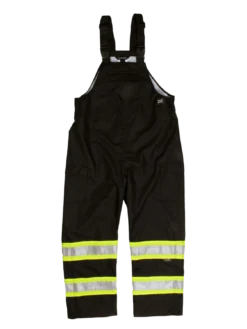 Tough Duck SB04 Waterproof Breathable Ripstop 300D Safety Rain Bib Overall | XS - 5XL Hi-Vis Work Wear