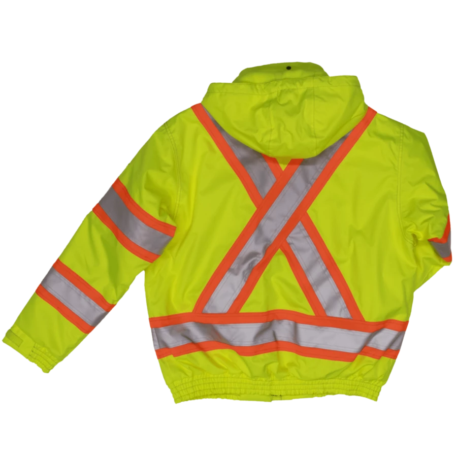 Hi-Vis Work Wear Tough Duck SJ20 Insulated 300D Waterproof/Breathable Ripstop Safety Bomber | XS-3XL 8 Hi-Vis Work Wear Tough Duck SJ20 Insulated 300D Waterproof/Breathable Ripstop Safety Bomber | XS-3XL