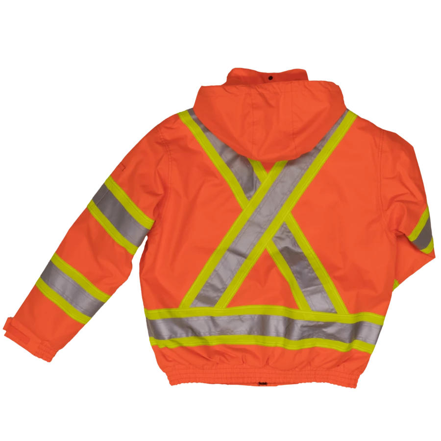 Hi-Vis Work Wear Tough Duck SJ20 Insulated 300D Waterproof/Breathable Ripstop Safety Bomber | XS-3XL 6 Hi-Vis Work Wear Tough Duck SJ20 Insulated 300D Waterproof/Breathable Ripstop Safety Bomber | XS-3XL