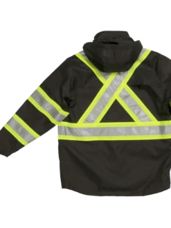 Tough Duck SJ35 Waterproof Breathable Ripstop 300D Safety Rain Jacket | XS - 5XL