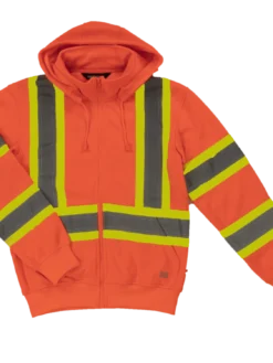 Hi-Vis Work Wear Tough Duck SJ42 Women's Safety Hoodie | XS-2XL