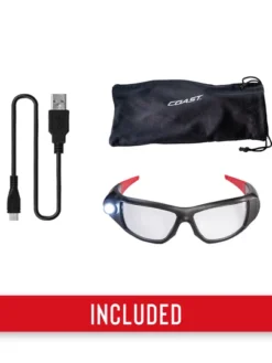Coast Products Coast® SPG400 Rechargeable Inspection Beam Safety Glasses Lighting 15 Coast Products Coast® SPG400 Rechargeable Inspection Beam Safety Glasses Lighting